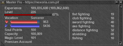 Signature for player Master Fiu