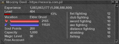 Signature for player Mroczny Devil